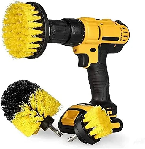 Brochas de taladro 3 piezas de cepillos eléctricos para limpieza.